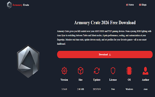 Armory-Crate screenshot