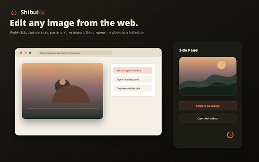 Shibui — Photo Editing, Reimagined screenshot