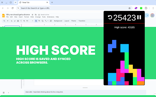 Stacker - Falling tetra blocks! screenshot