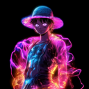 Monkey D. Luffy Neon Art Live Wallpaper icon