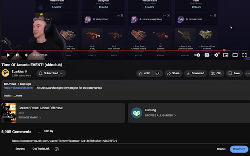 Sparkles Giveaway screenshot