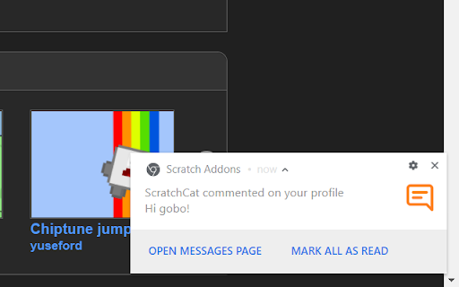 Scratch Addons screenshot
