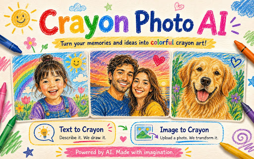 Crayon Photo AI - Best Crayon Art Generator screenshot