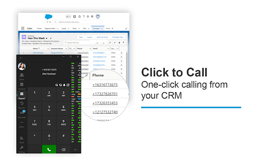 3CX Click2Call screenshot