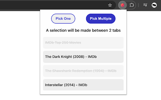 Random Tab Picker screenshot
