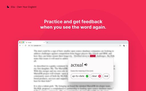 Elia – Own your English! screenshot