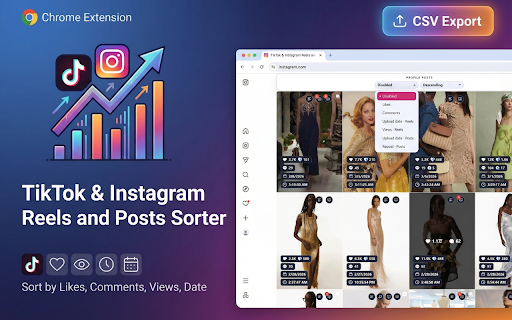 Sort Feed for TikTok & Instagram screenshot