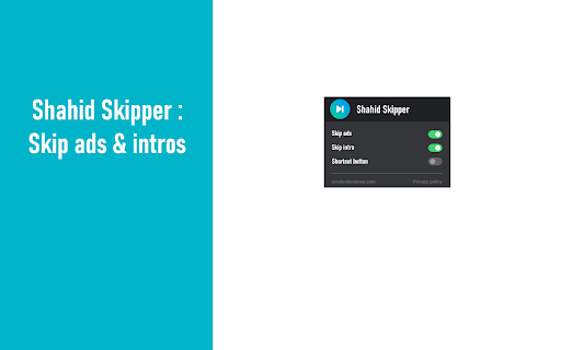 Shahid Skipper: Skip ads & intros [QVI] screenshot