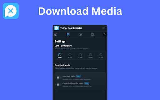 Twitter Post Exporter - Download Twitter / X Posts screenshot