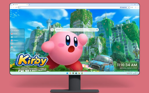 Kirby and the Forgotten Land Live Wallpaper screenshot