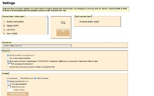 Direct Currency Converter screenshot