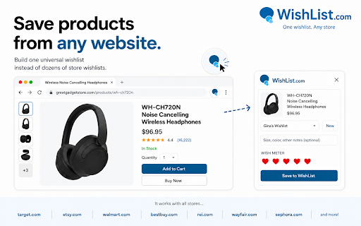 WishList.com screenshot