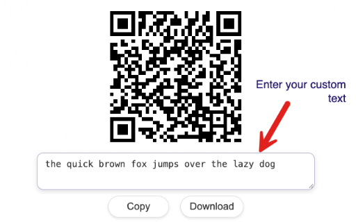 Quick QR Code screenshot