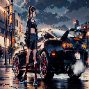 Black Toyota Supra Live Wallpaper icon