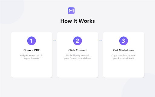 Markify — PDF to Markdown screenshot