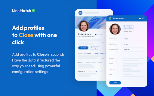 LinkMatch for Close screenshot