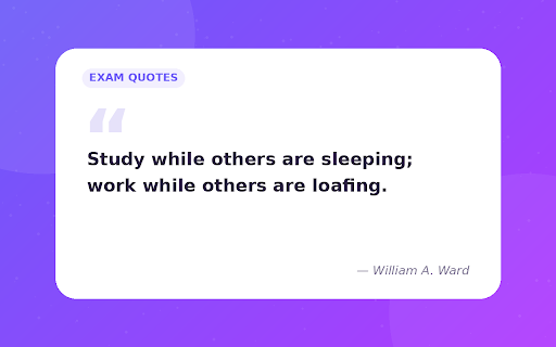Exam Quotes - Motivation for Students screenshot