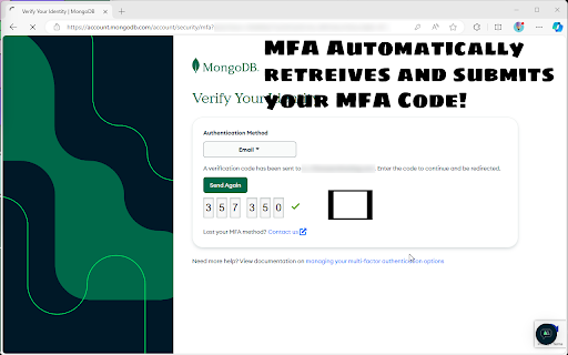 MFA (Multi Factor Authentication Assistant) screenshot