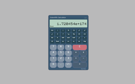 Scientific Calculator screenshot