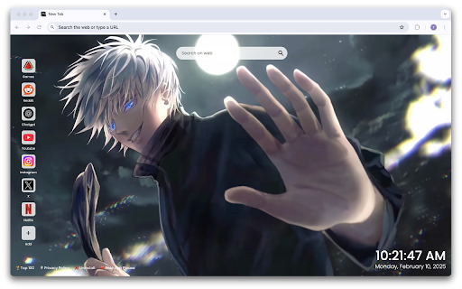 Jujutsu Kaisen Satoru Gojo Live Wallpaper screenshot