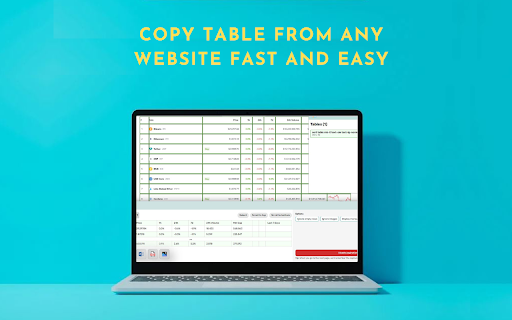 Table as CSV - Table Capture screenshot