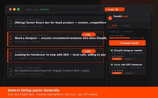 Reddit Scout screenshot