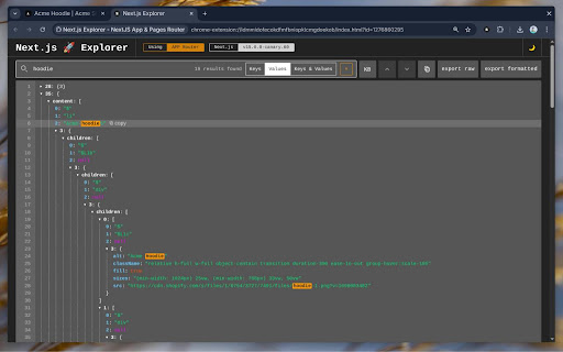 Next.js Explorer - NextJS App & Pages Router screenshot