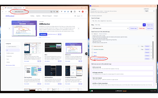 SortMySources screenshot