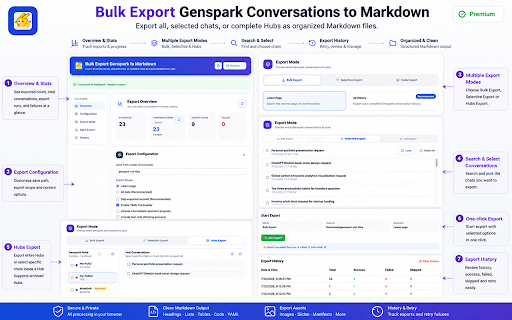Genspark to Obsidian markdown file screenshot