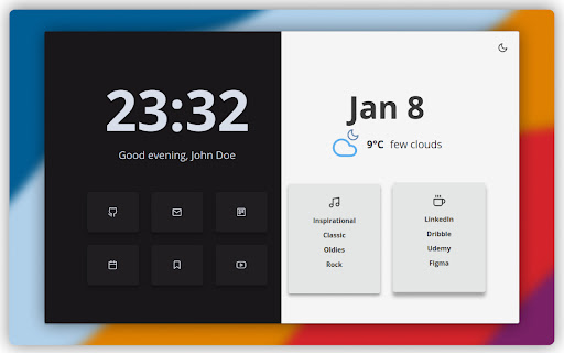 Bento - New Tab Page screenshot