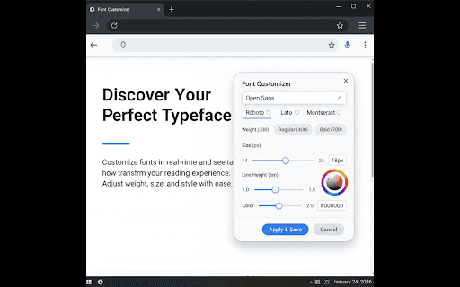 Smart Font Changer screenshot