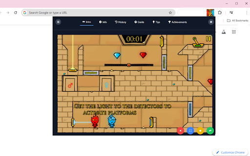 Fireboy and Watergirl 2 - Light Temple screenshot