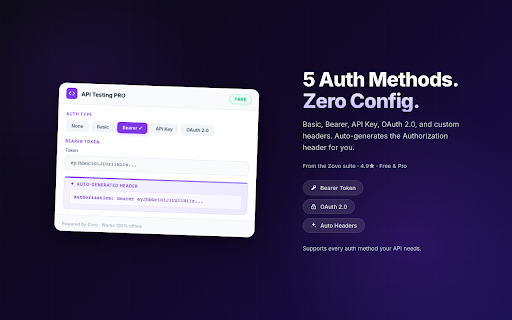 API Testing PRO by Zovo - REST and HTTP Client screenshot