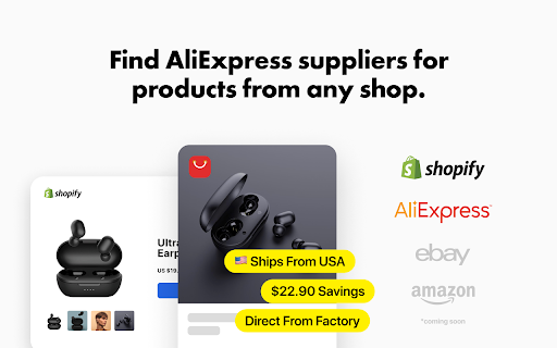 AliExpress Image Search & Supplier Finder - Thieve screenshot