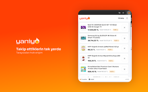 Yaniyo.com: Amazon Türkiye Fiyat Geçmişi & Fiyat Takip screenshot