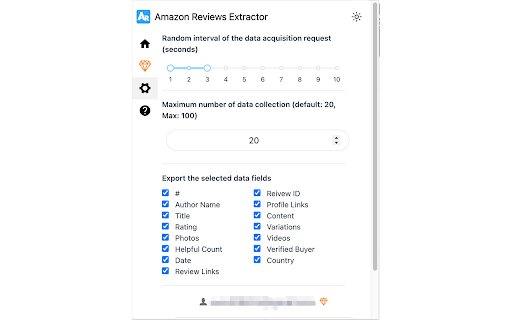 Amazon Reviews Extractor screenshot