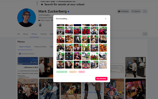 Photo Downloader for FB - Facebook Photos screenshot