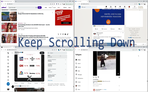 Keep scrolling down to load contents of a web page screenshot