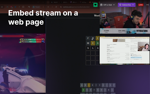 Twitch Mini Player — Multi-Stream, Clips, VODs, Emotes screenshot