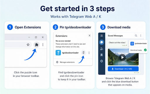 TGDown – Free Telegram Video Downloader | Unlimited Batch screenshot