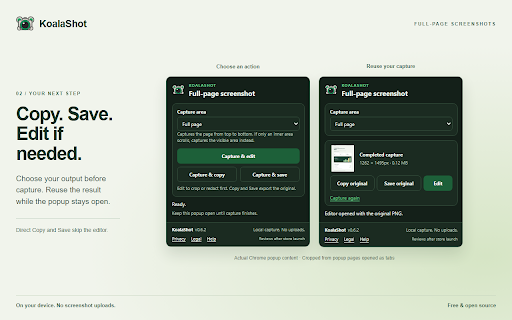 KoalaShot – Full Page Screenshot screenshot