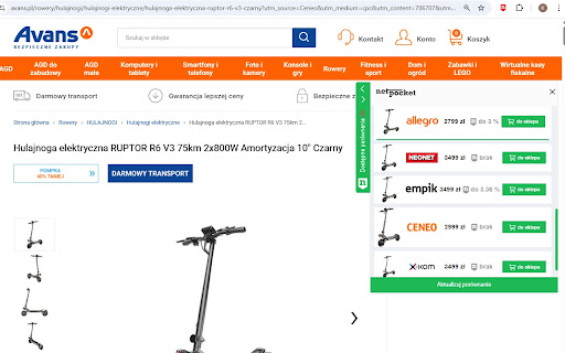 Net-Pocket: Automatyczna porównywarka cen screenshot