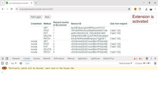 Anti-CORS, anti-CSP screenshot