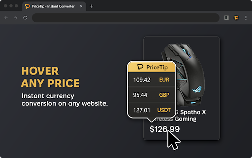 PriceTip – Instant Currency Converter screenshot