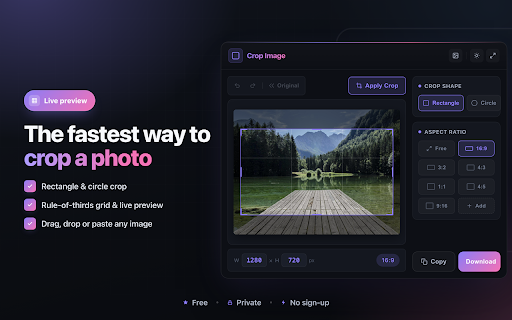 Image Cropper - Crop Photo & Circle Crop screenshot
