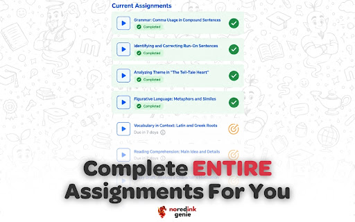NoRedInk Answers | NoRedInk Genie | Auto Solver & Answer Bot screenshot