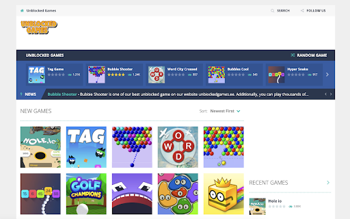 Unblocked Games - Side Panel Games screenshot