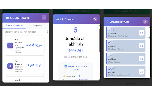 Muslim Prayer Times & Qibla Compass screenshot