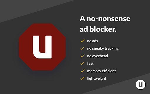 uBlock screenshot