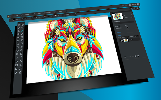 Sumopaint - Online Image Editor screenshot